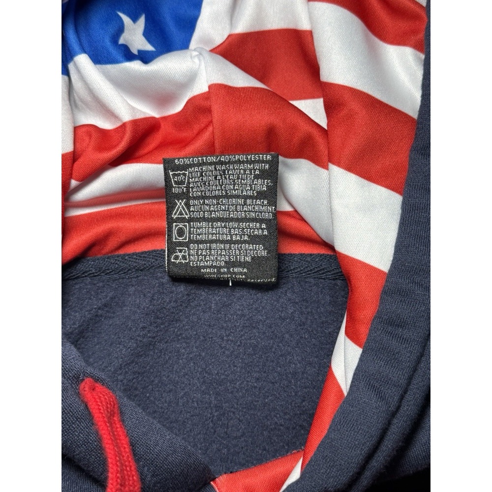 WWE Cody Rhodes American Nightmare Hoodie Navy Blue Patriotic Mens Large - Picture 6 of 8